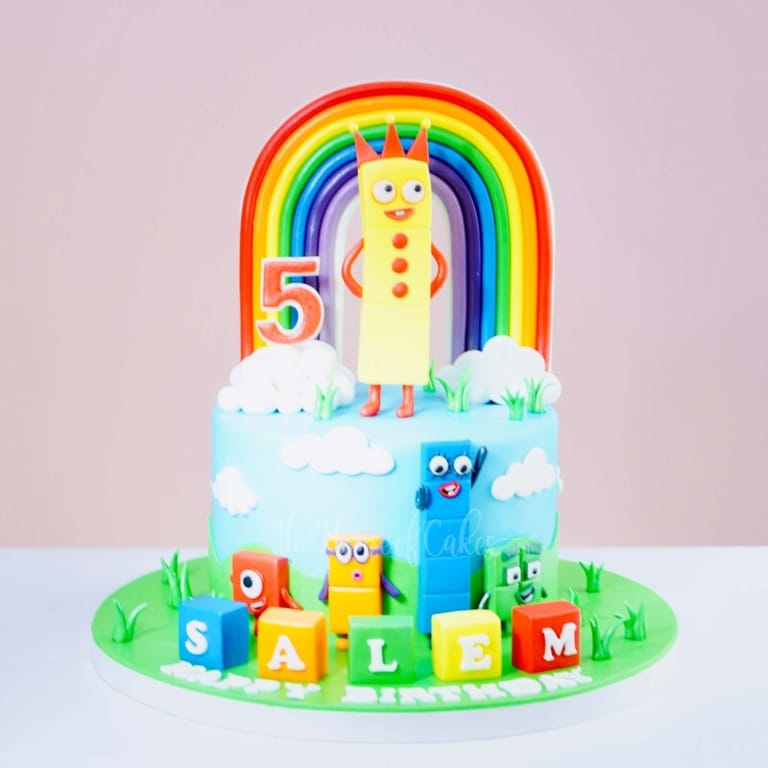 Blissful Numberblocks cake - Image 1
