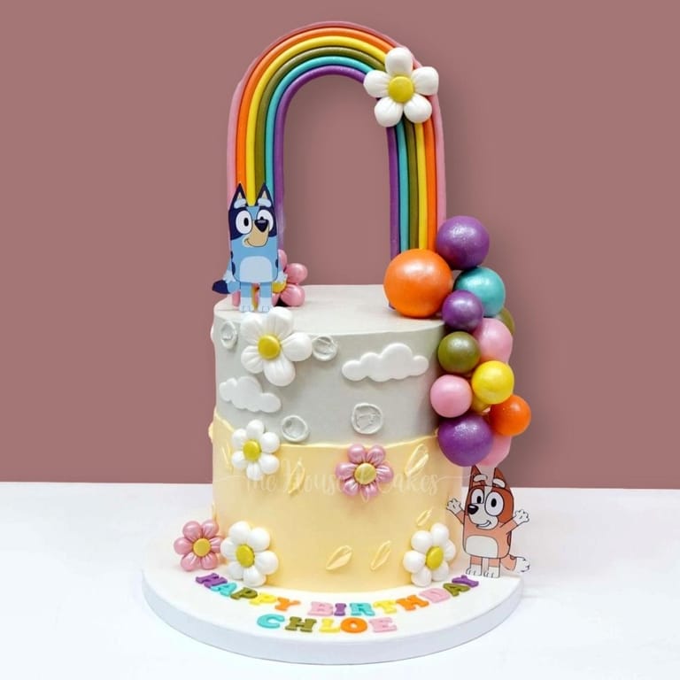Blissful Bluey and Bingo Cake - Image 1