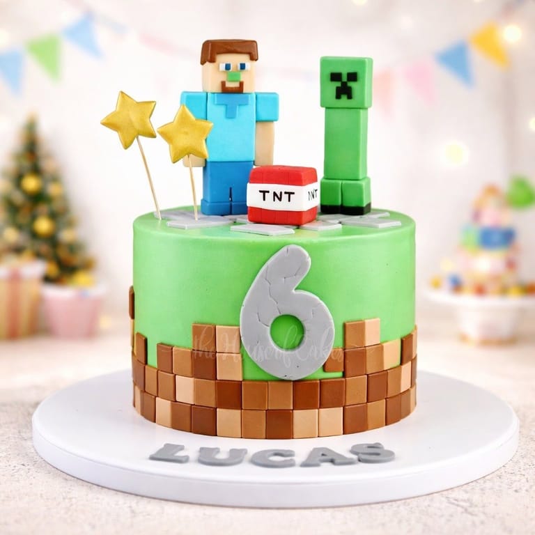 Luscious Minecraft Cake - Image 1