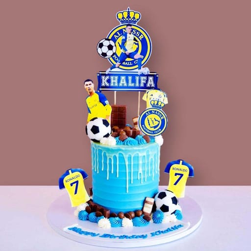 Al Nassr FC Ronaldo Cake