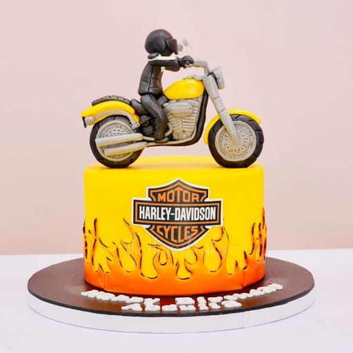 Exquisite Harley Davidson Cake