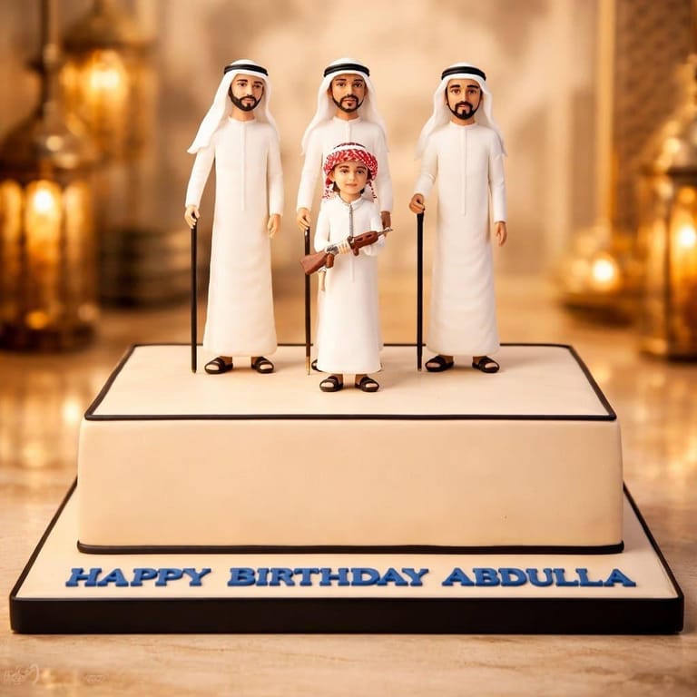 Arabian Royals Celebration Cake - Image 1