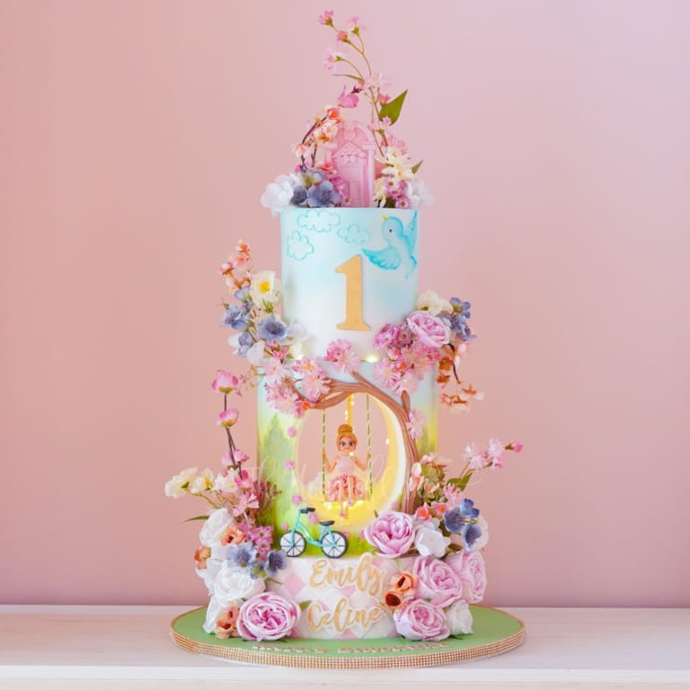 Enchanted Fairy Blossom Cake - Image 1