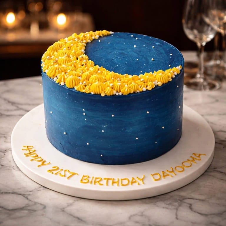 Sky and Moon Ramadan Cake - Image 1