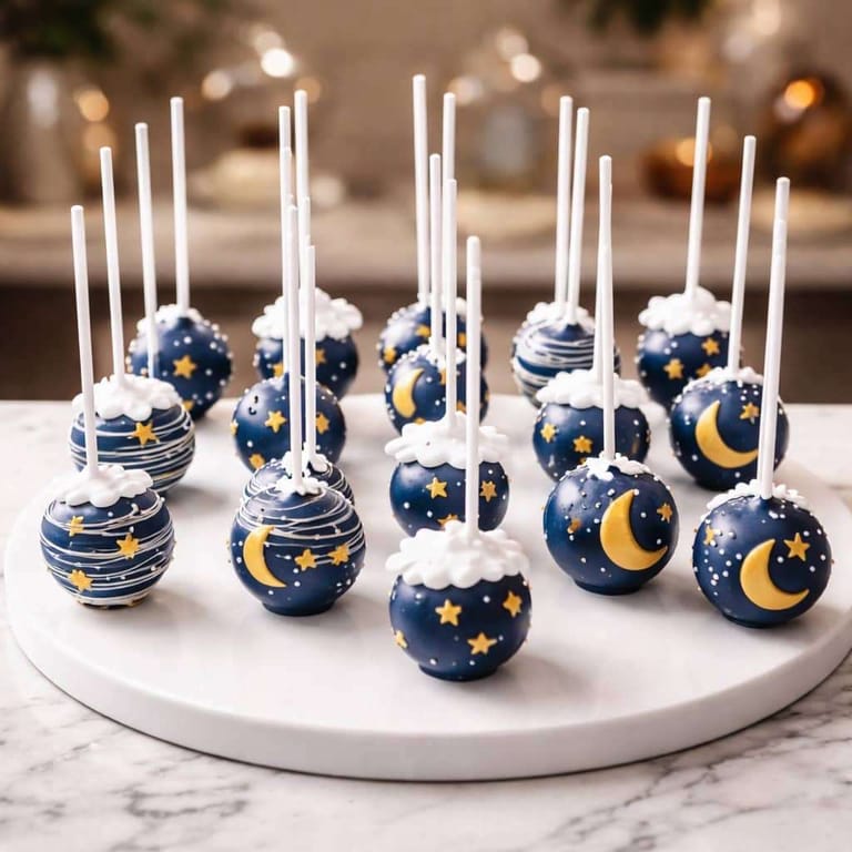 Moon and stars cake pops - Image 1