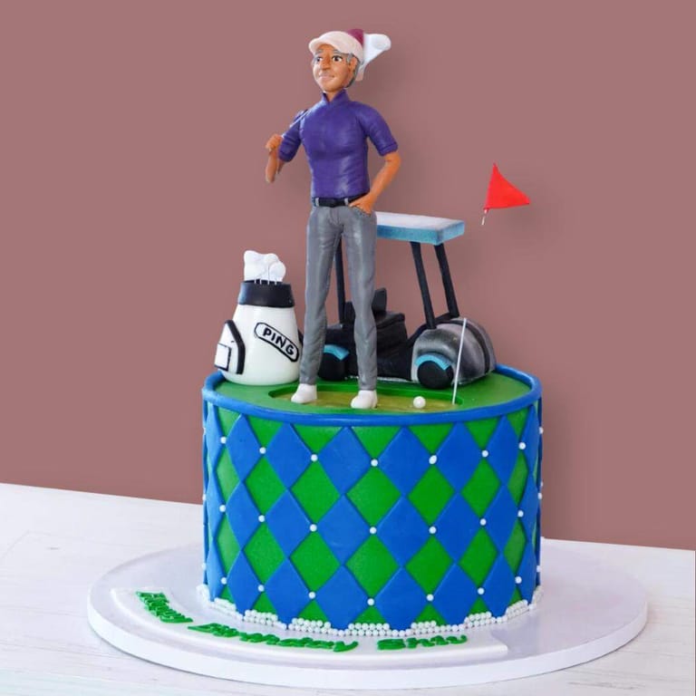 Par-Tee Delight Golf Cake - Image 1