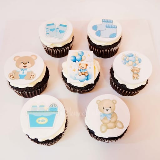 Baby Boy Cupcakes