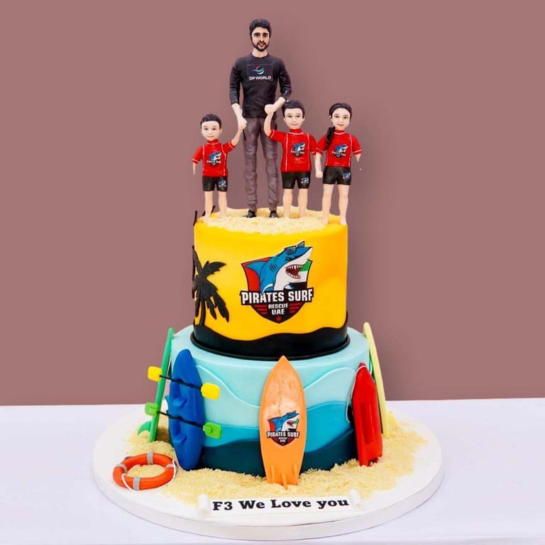 Pirates Surf Rescue UAE Cake - Image 1