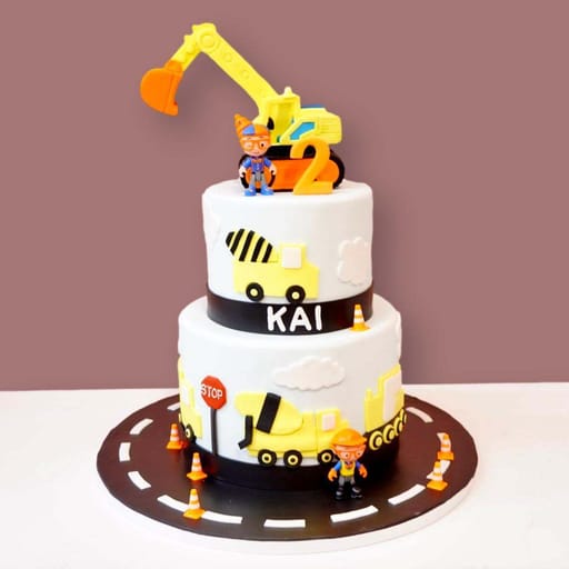 Blippi Construction Cake