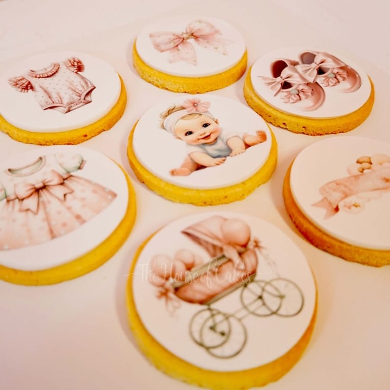 Adorable Baby Girl Cookies - Image 1