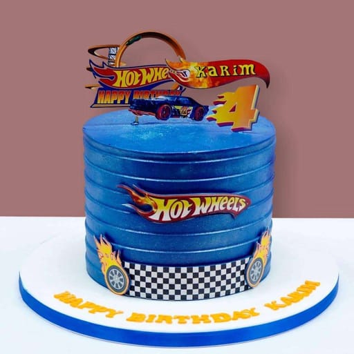 Hot wheels cake 7