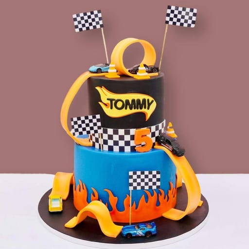 Hot Wheels Cake 8