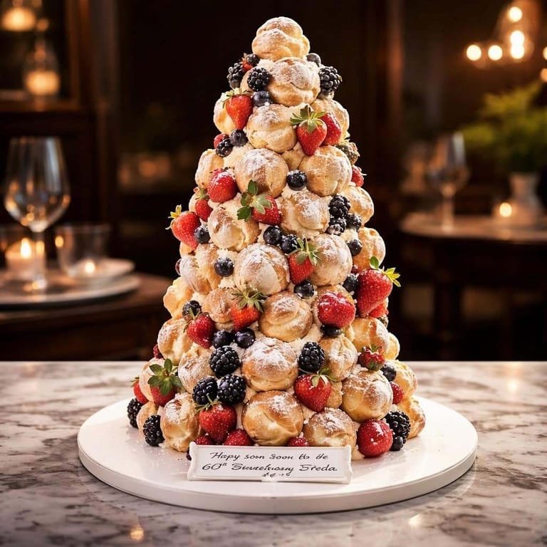 Croquembouche Profiterole Tower - Image 1