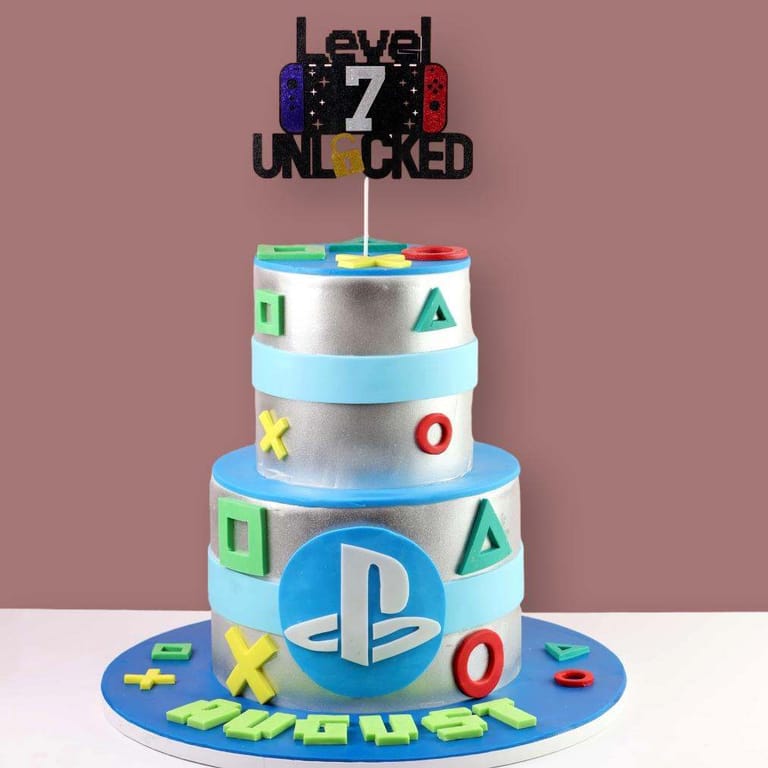 Level Unlocked PlayStation Cake - Image 1