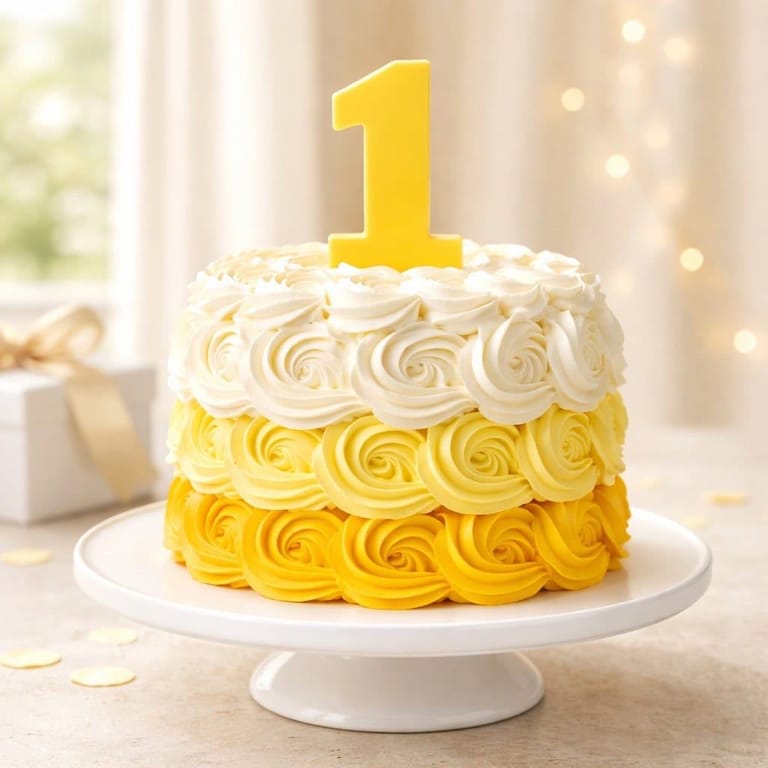 Yellow Ombre Cake - Image 1