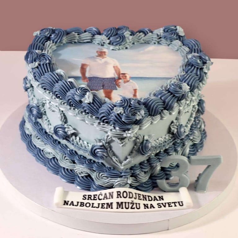 Frosted Photo Dream Cake - Image 1