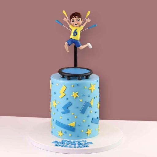 Trampoline Thrill Cake