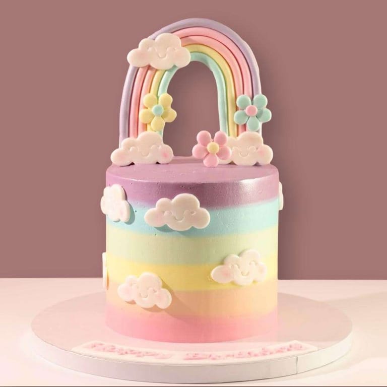 Heavenly Rainbow Cake - Image 1