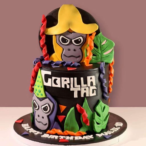 Gorilla Tag Cake
