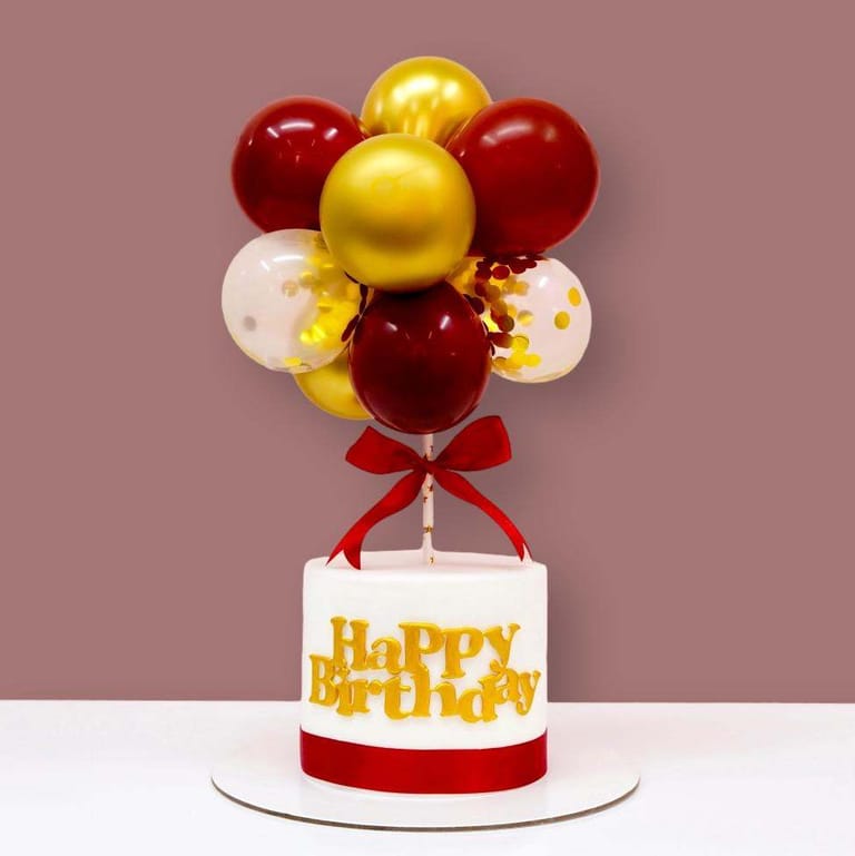 Balloons & Wishes Cake - Image 1