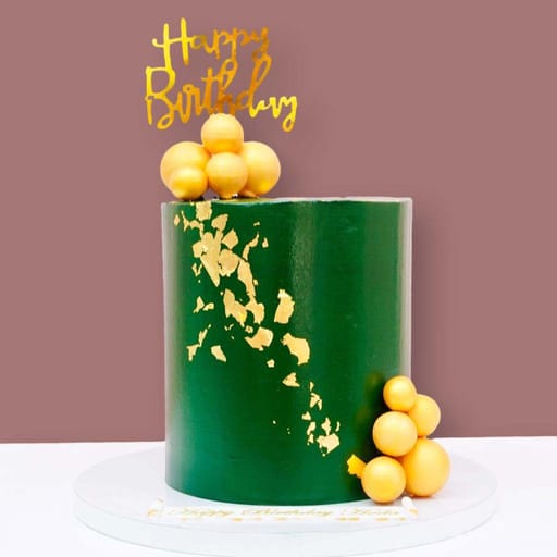 Emerald Elegance Cake