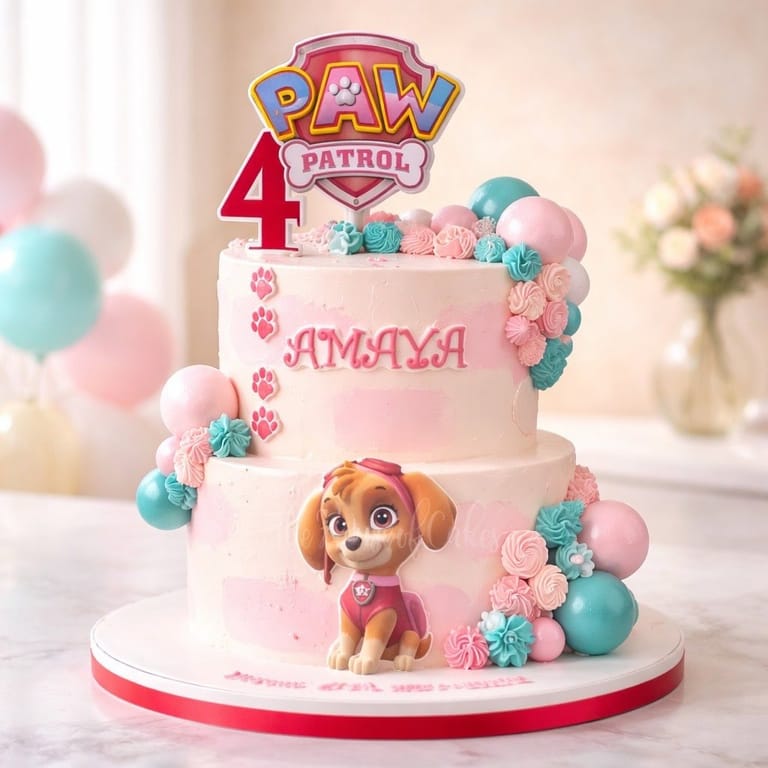 Pink Paw Power Cake - Image 1