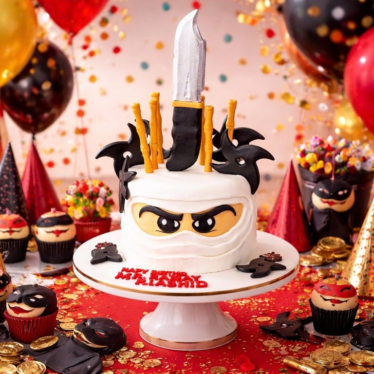 Epic Ninjago Battle Cake - Image 1