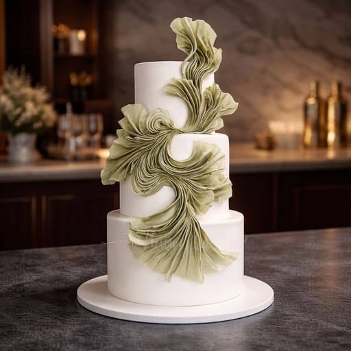 Modern Chic Twist Cake