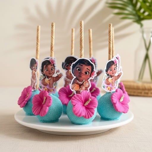 Moana Cake Pops