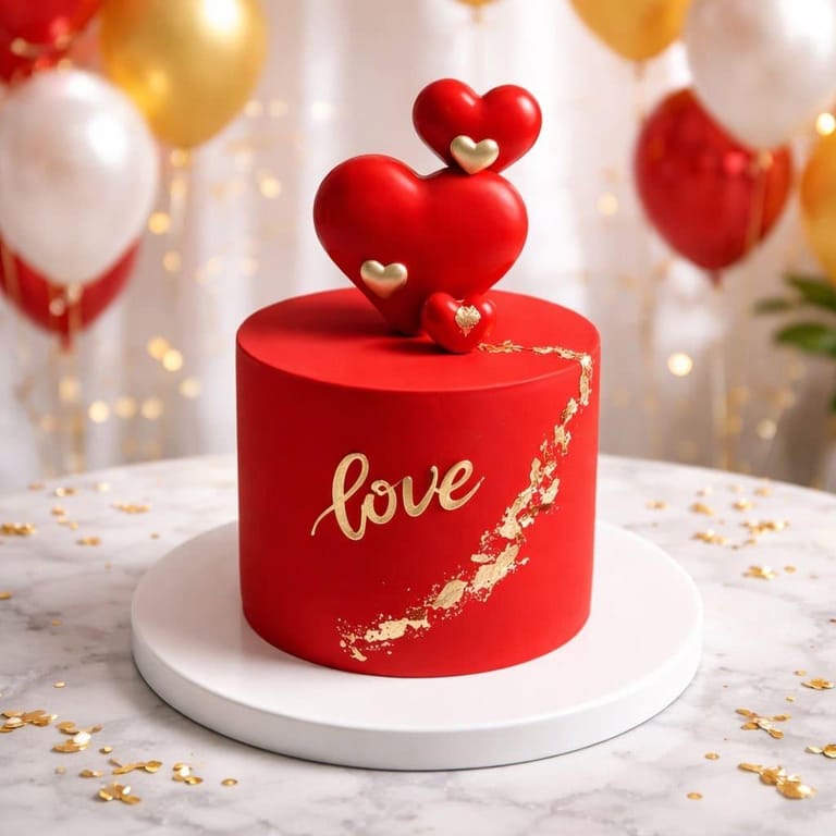 Passion Royale Valentine Cake - Image 1