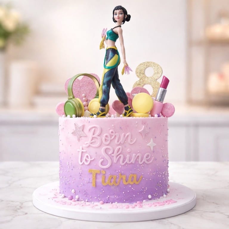 Born To Shine K-Pop Icon Cake - Image 1