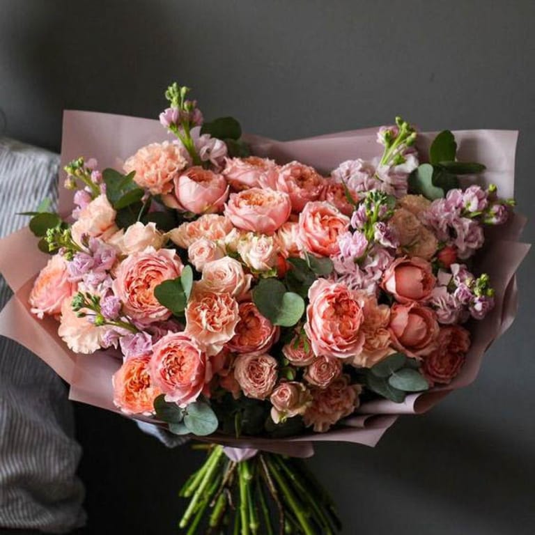 Vuvuzela and Spray Roses Bouquet - Image 1