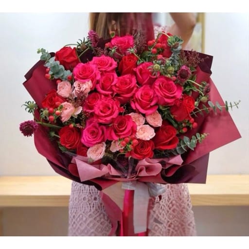 Hot Pink Roses