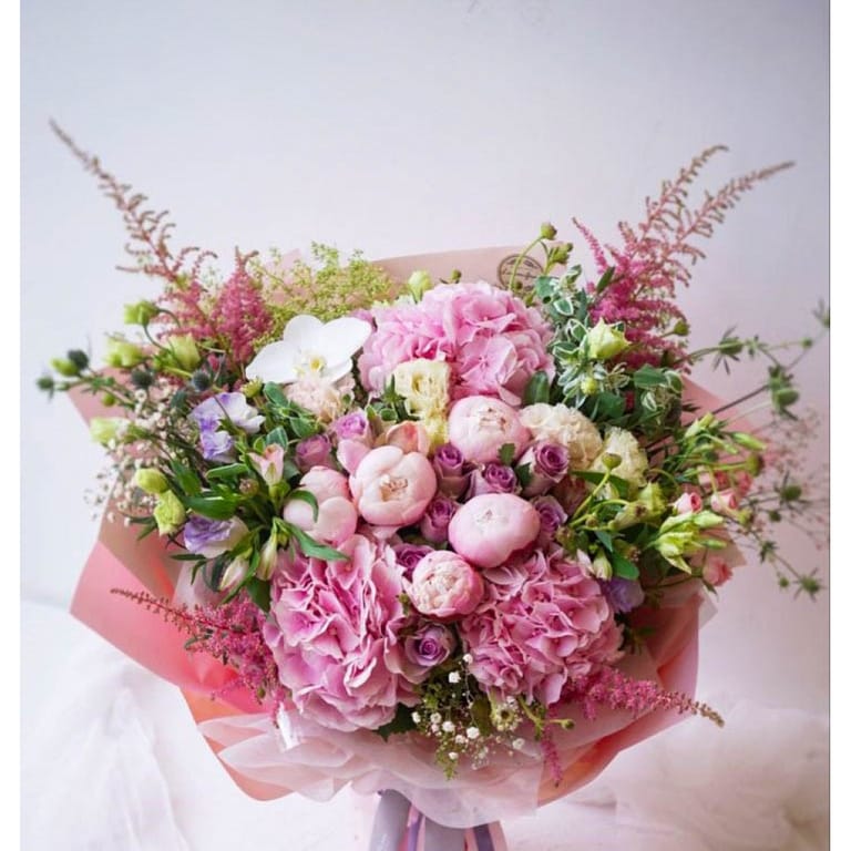 Spring in Pink Bouquet - Image 1
