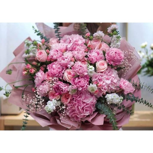 The Peonies in Pink Bouquet