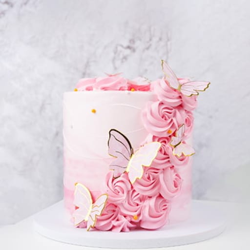 Soaring Pink Papillon