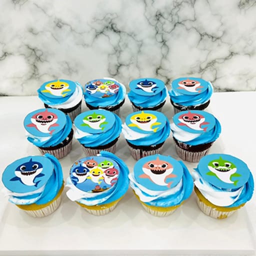 Baby Shark Cupcake