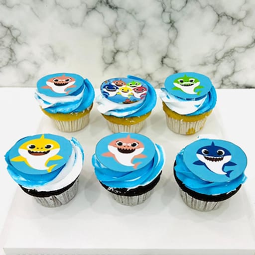 Baby Shark Cupcake 2