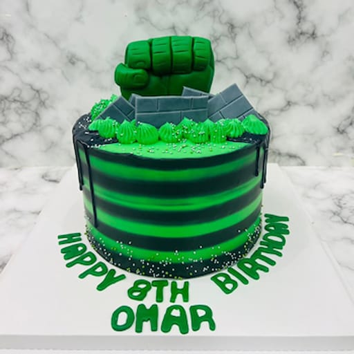 The Hulk Cake