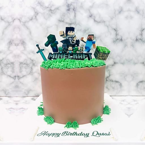 Mine Craft Cake