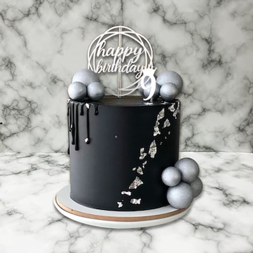 Moody Black Cake