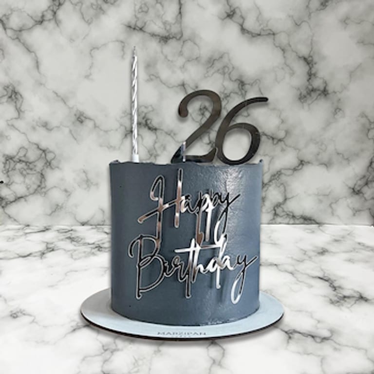 Black Frosting Cake - Image 1
