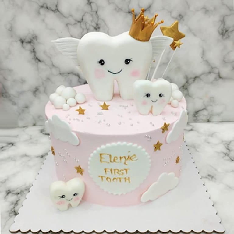 First Tooth Cake - Image 1