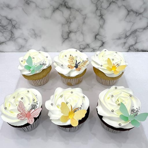 Colorful Butterfly Cupcake 2