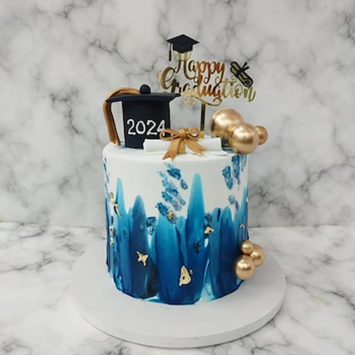 Elegant Graduation Cake