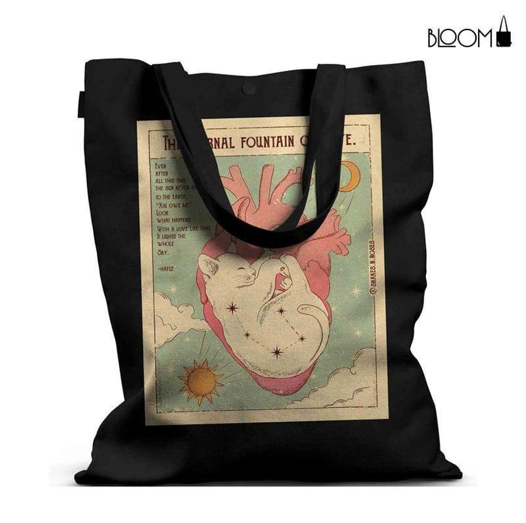 Poetic Heart Tote - Image 1