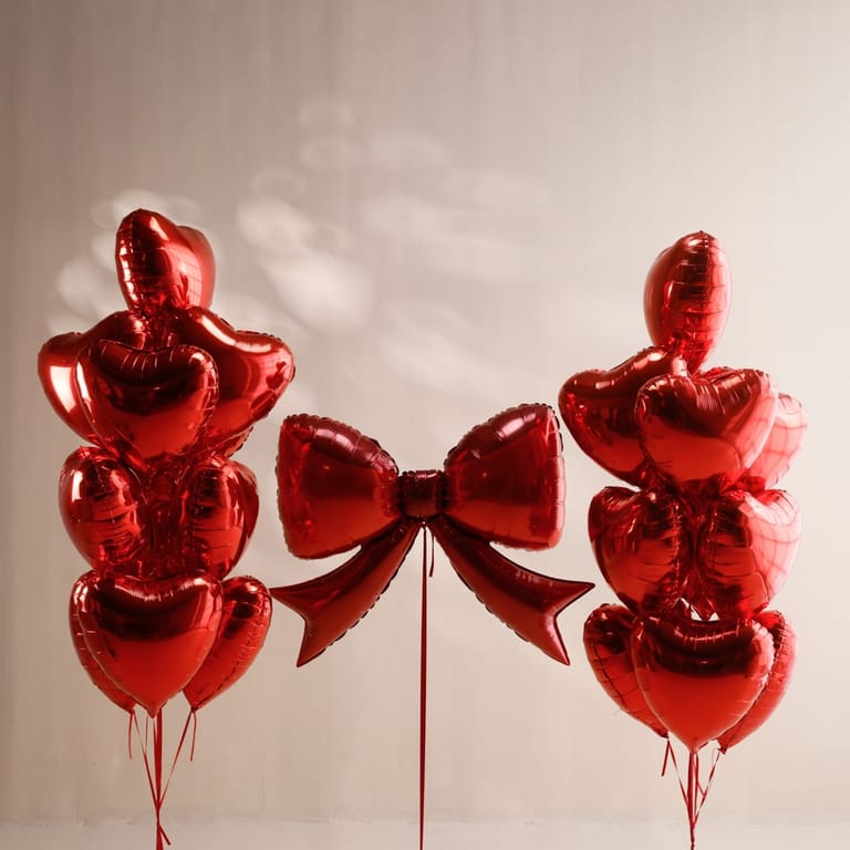 bow hearts - Image 1