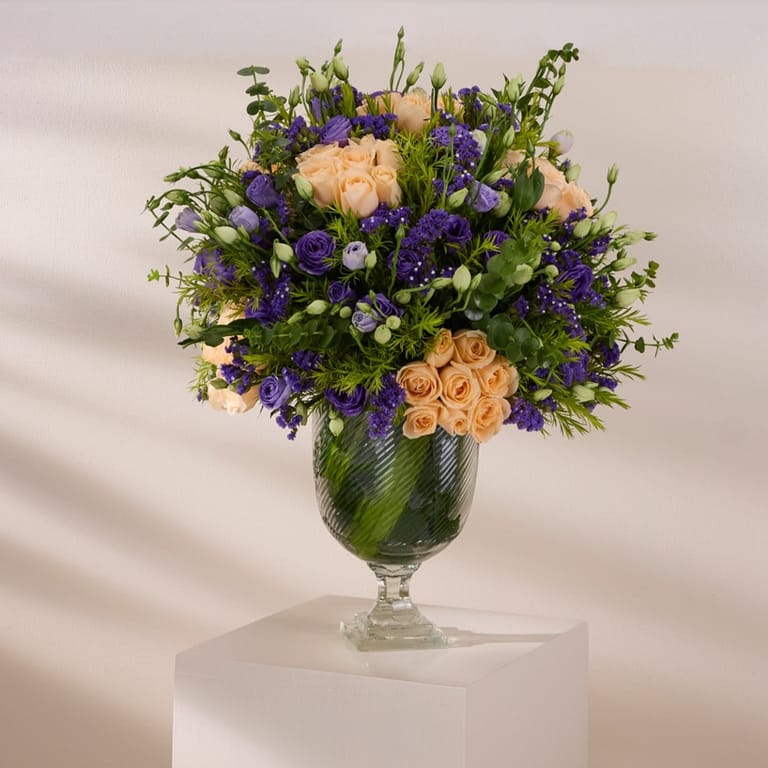 amethyst peach bloom - Image 1