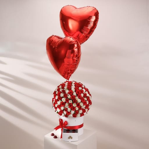 candy crush heart balloon