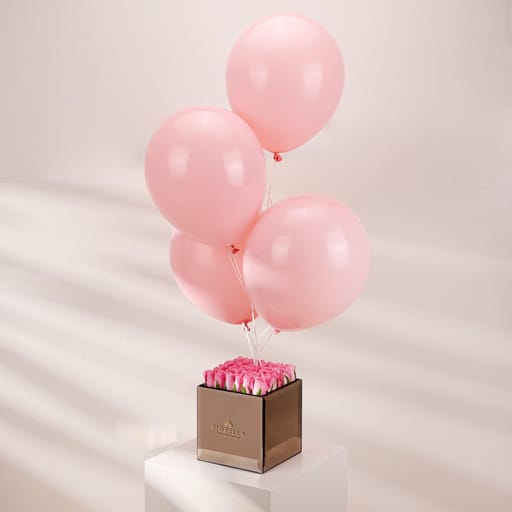 mirror cube - balloon